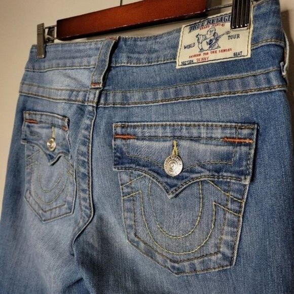 True Religion stretch skinny  jeans size 26 - Picture 3 of 13